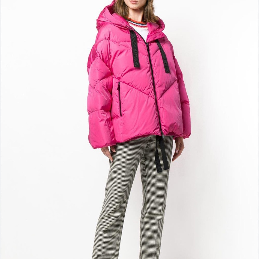 Moncler Pink Puffer Down Jacket